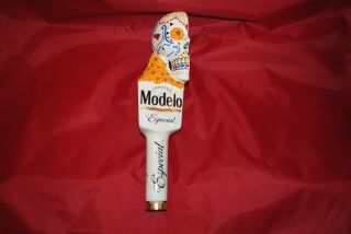 Modelo Especial Cerveza Day Of The Dead Skull Beer Tap Handle 3