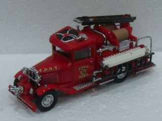 Matchbox Yesteryear Pre Pro Decal Ford Aa Fire Dept F D N Y Ex Employee Mod