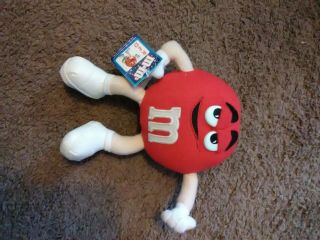 Red M&m Mars Candy Plush Stuffed M And M Character Toy