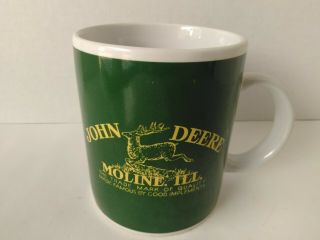 John Deere Moline Ill.  Ceramic Coffee Mug Licensed Product By Gibson