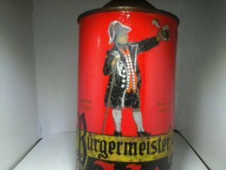 32oz Quart Cone Top Beer Can (burgermeister Ale) By San Francisco Brewing Corp.