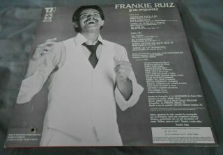 FRANKIE RUIZ Y SU ORQUESTA - SOLISTA.  PERO NO SOLO - MEXICAN LP CUMBIA 2