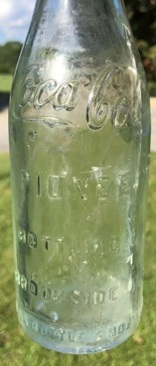 Script Coca Cola Bottle Pioneer Bott Co Brookside Alabama Rare Early ALA Soda 5