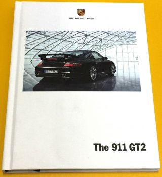 2008 Porsche 911 Gt2 Hard Cover Brochure Very Rare,