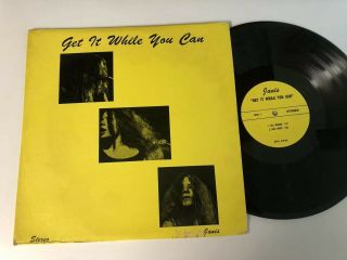 Janis Joplin 2 Lp Get It While You Can Rare