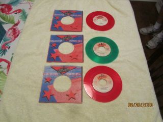 3 Elton John Colored Vinyl 7 " 45 