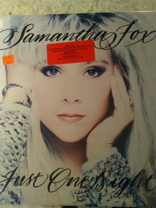 Samantha Fox - Just One Night - Vinyl Record 12 " Lp - Never Opened