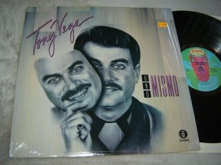 Latin Salsa Lp Tony Vega - Uno Mismo Nm Shape In Shrink 1991 With Printed Inner