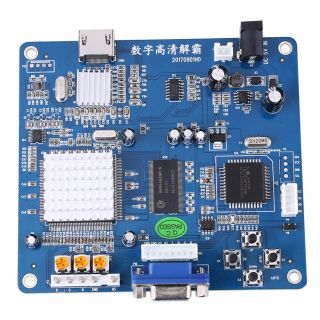 Vga/rgb/cga/ega/yuv To Hdmi Video Output Converter Board Hd For Arcade Blue