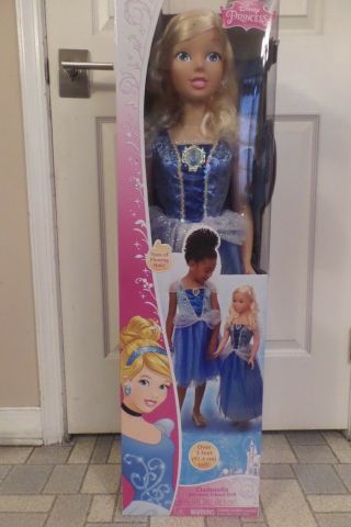 Disney Cinderella My Size Fairytale Friend Doll 36 " Tall