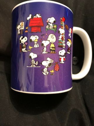 Vintage Snoopy,  Woodstock And Charlie Brown Coffee Mug Classic