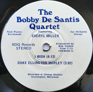 Bobby De Santis Quartet Unknown Jazz Dance Funk Ep Hear