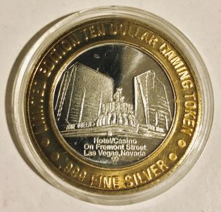 Golden Nugget.  999 Fine Silver $10 Dollar Token Limited Edition Uncirculated