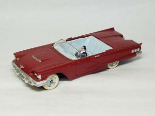 Vintage Dinky Toys 215 1960 Ford Thunderbird Convertible Red