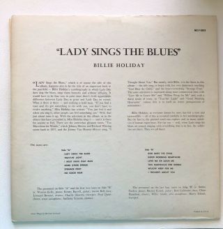 Billie Holiday,  Lady Sings The Blues,  1956 2