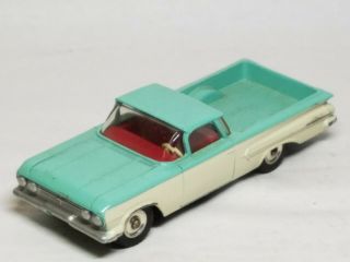 Vintage Dinky Toys 443 1960 Chevrolet El Camino Turquoise And White