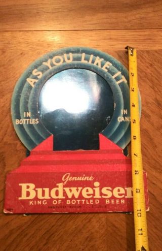 1940s Budweiser POS Cardboard Can/Bottle Display 5