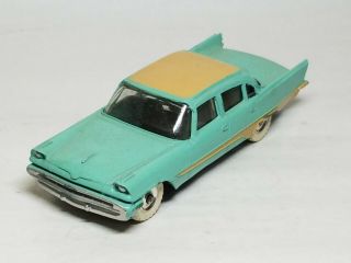 Vintage Dinky Toys 1957 Desoto Fireflite Turquoise And White