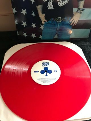 RYAN ADAMS: GOLD 2 LP Limited Edition PROMO Album Red and Blue Vinyl numbered 5
