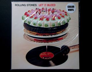 The Rolling Stones Let It Bleed Lp 180g 2013 Clear Vinyl Issue Factory