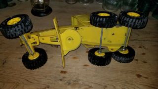 Vintage Nylint Pressed Steel Yellow Road Grader Construction Vehicle Truck VG 3