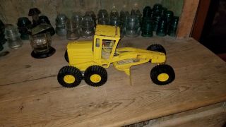 Vintage Nylint Pressed Steel Yellow Road Grader Construction Vehicle Truck VG 4
