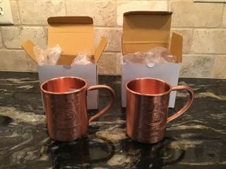 Tito’s Vodka Moscow Mule Copper Mugs - Set Of 2 -