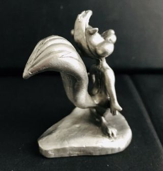 LARGE Pewter PEPE LE PEW Skunk Warner Bros Looney Tunes Metal Figurine Statue 3