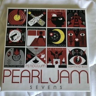 Pearl Jam Sevens Ten Club Exclusive Colored Vinyl Box Set Rare Oop