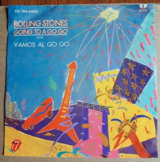 Rolling Stones Vamos Al Go Go (live) 1982 Mexican 7 " Ps Rare