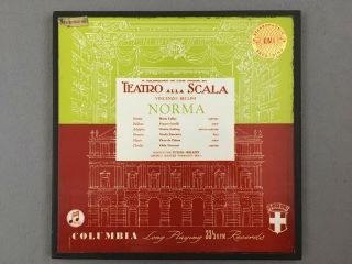 F672 Bellini Norma Callas Ludwig Serafin 3lp Columbia Sax 2412 - 2414 Stereo