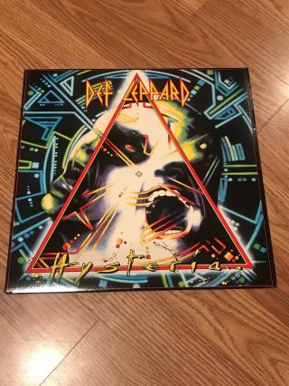Def Leppard - Hysteria 1987 Mercury 830 675 Heavy Metal Lp W/inner Masterdisk