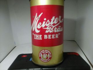 12oz Flat Top Beer Can,  (oi) ( (meister Brau The Beer))  By Peter Hand Brewing Co.