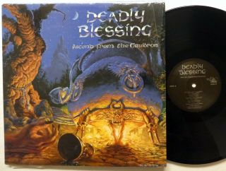 Deadly Blessing Ascend From Cauldron Lp - Usa 1988 Heavy Metal Rp382