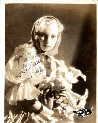 Tv,  Film,  Radio & Stage Actress Ann Sothern,  Signed Vintage Studio Photo.