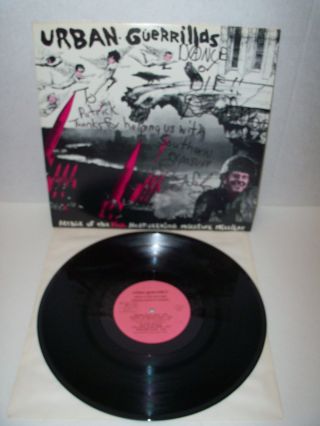 Urban Guerrillas Attack Of The Pink Heat - Seeking Moisture Missiles Signed Lp