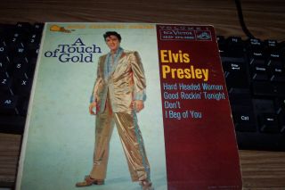 Elvis Presley Vintage Rare Record A Touch Of Gold Epa 5088 From 1959 Real