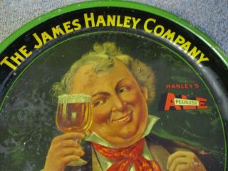 The James Hanley Company,  Providence R.  I.  Hanley ' s Peerless Ale Serving Tray 2