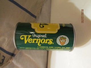 Vintage Vernor ' s Ginger Ale Steel Pop Can Bank 4