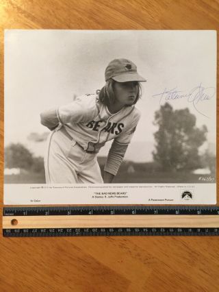 Tatum O’neal Hand Signed Autograph - A Collectors Must Have