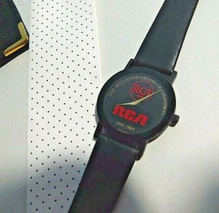 Vintage Collectible Watch 1989 Anniversary Of Television Rca 1939 - 1989