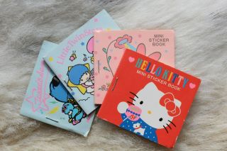 Vintage Sanrio Hello Kitty Melody Tuxedo Sam Little Twin Stars Mini Sticker Book