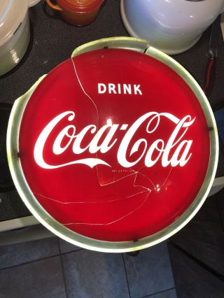 1950’s Coca Cola Light Up Halo Sign