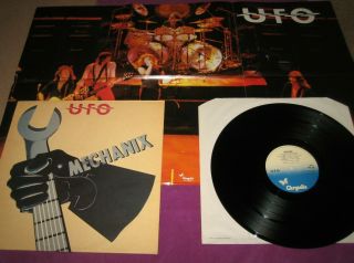 Ufo - Mechanix - Chrysalis Uk 1982 N. ,  Huge Poster Very 1st Press