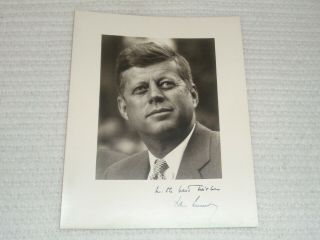 Vintage President John F.  Kennedy Autopen Signed Photo Rare Jfk