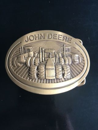 Vintage John Deere Belt Buckle Metal