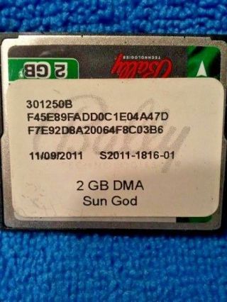 Bally Sun God Software 2 Gb Dma 301250b Cf Card See Photos