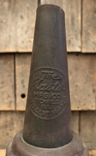 Early HAVOLINE Motor Oil Jay B Rhodesbo Quart Glass Bottle & Spout 8