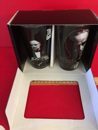 The Godfather Glassware 16 oz Pint Size Beer Box Set G2 2