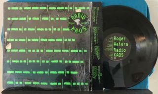 Roger Waters Radio Kaos 1987 Masterdisk Lp Shrink Hype Inner Pink Floyd Psych